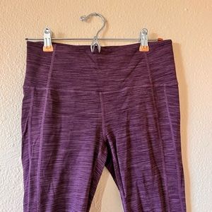 Athleta striped leggings